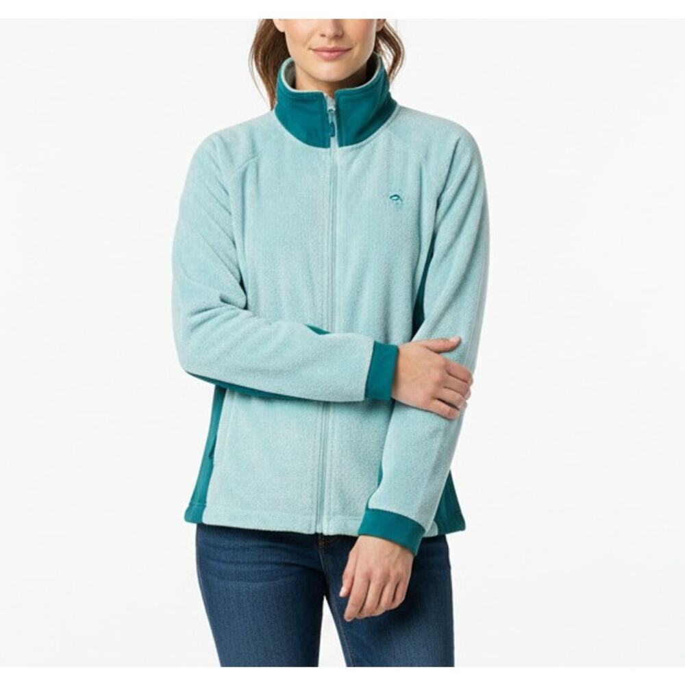 Mountain Hardwear Women's Full Zip Stand Collar Hi-Pile Sherpa Jacket Green, S